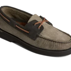 Men Sperry Men's Authentic Original™ PLUSHWAVE™ Double Sole Tumbled Boat Shoe