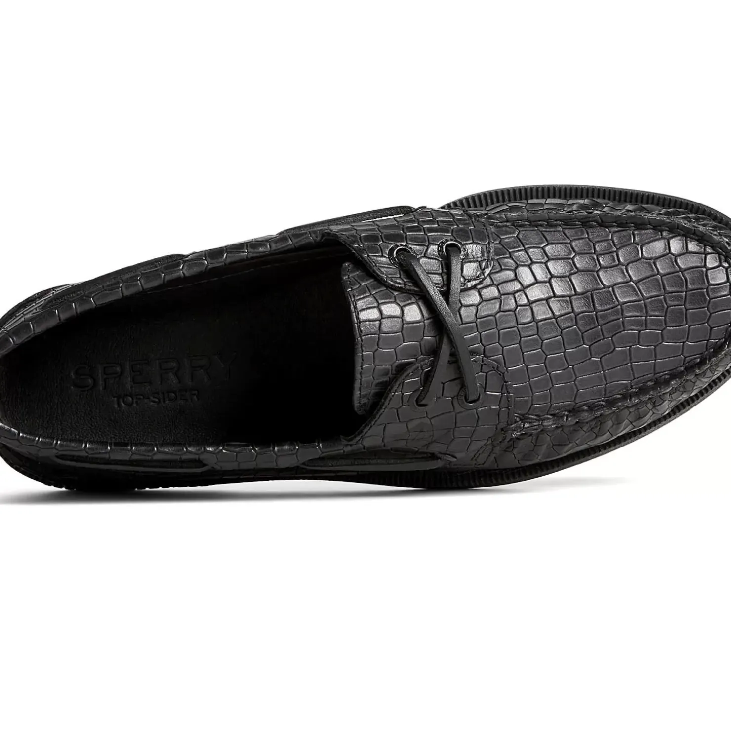 Men Sperry Men's Authentic Original™ Croc Embossed Boat Shoe
