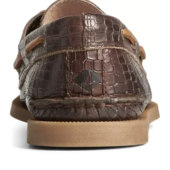 Men Sperry Men's Authentic Original™ Croc Embossed Boat Shoe