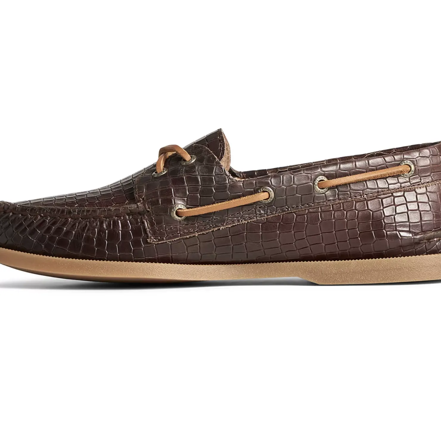 Men Sperry Men's Authentic Original™ Croc Embossed Boat Shoe