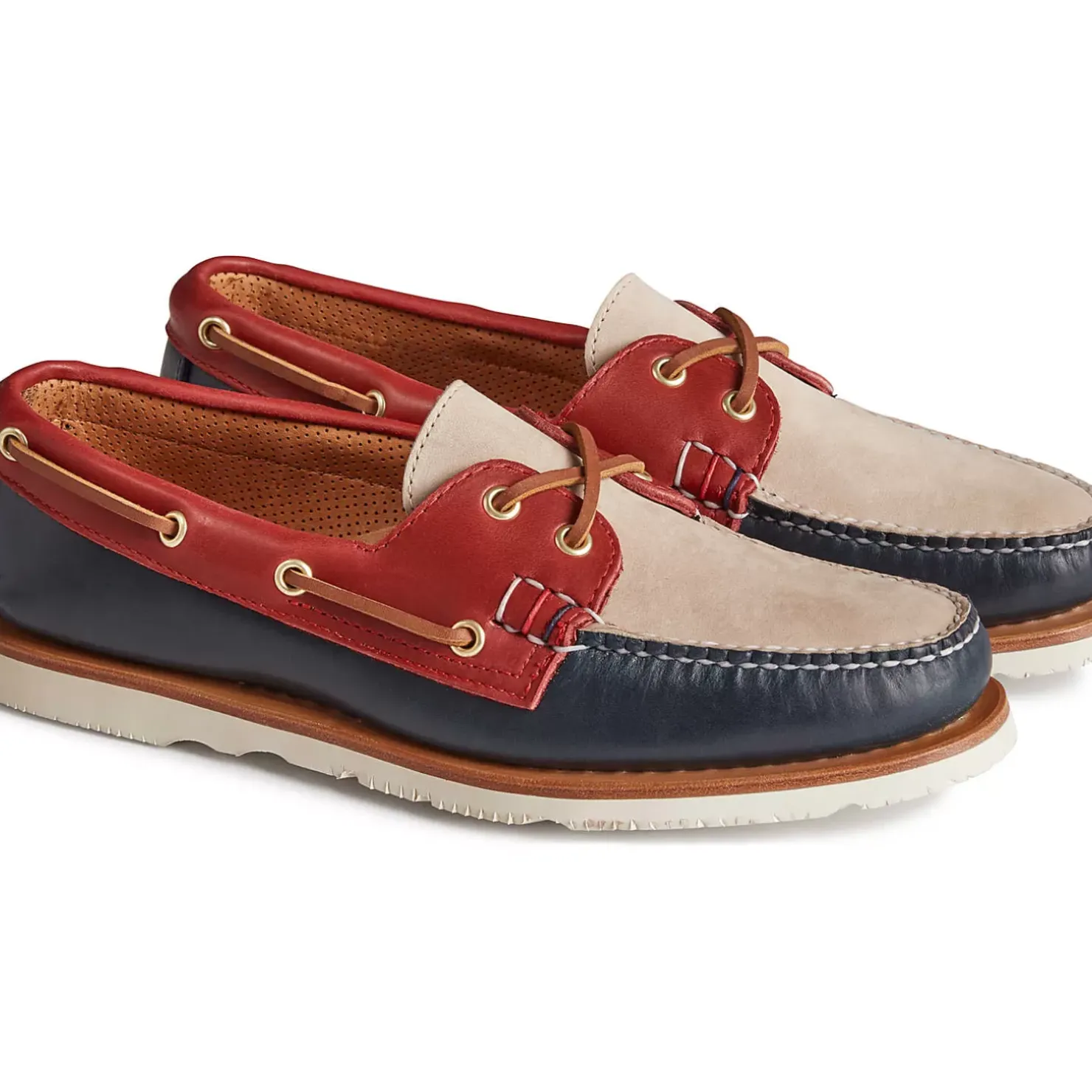 Men Sperry Men's Gold Cup™ Authentic Original™ Handcrafted in Maine Tri-Tone Boat Shoe