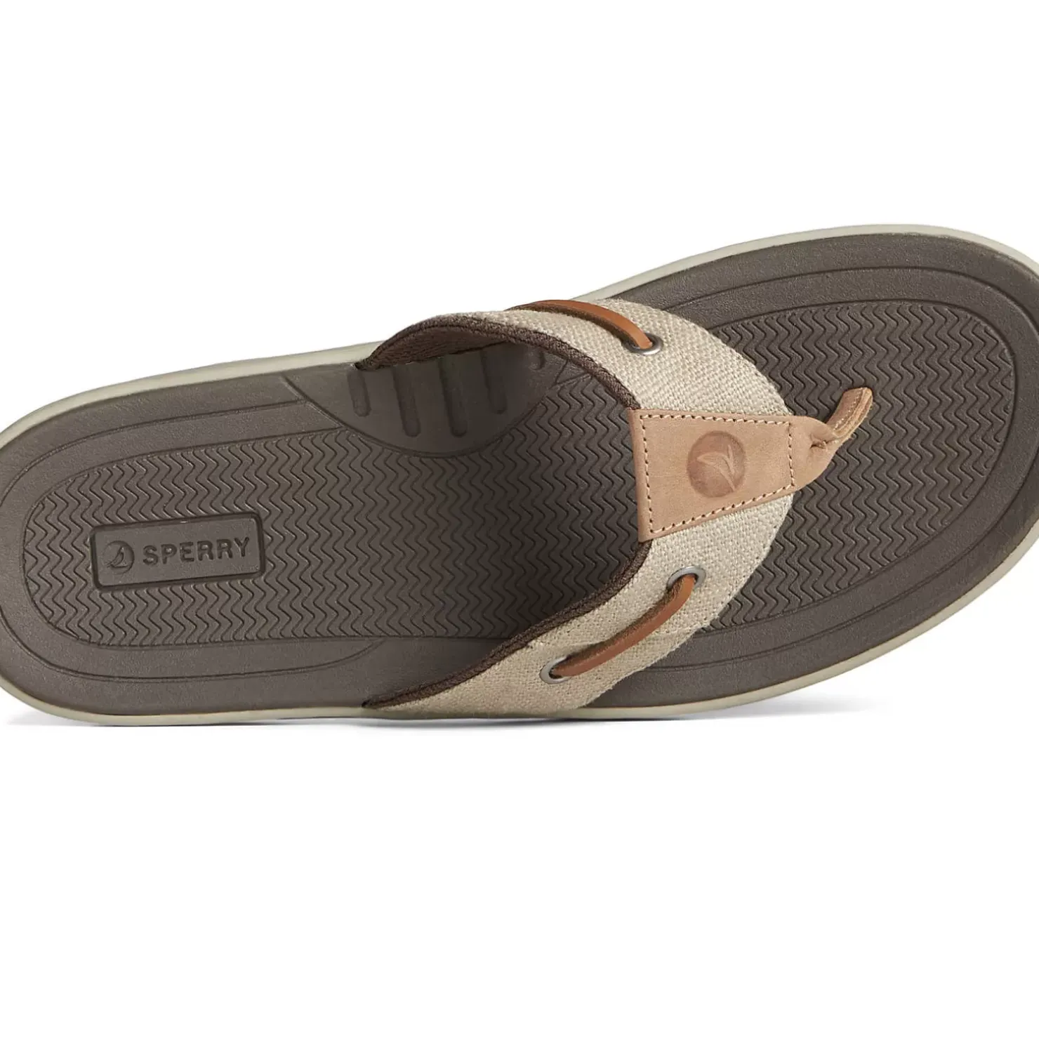 Men Sperry Men's SeaCycled™ Baitfish Baja Flip Flop
