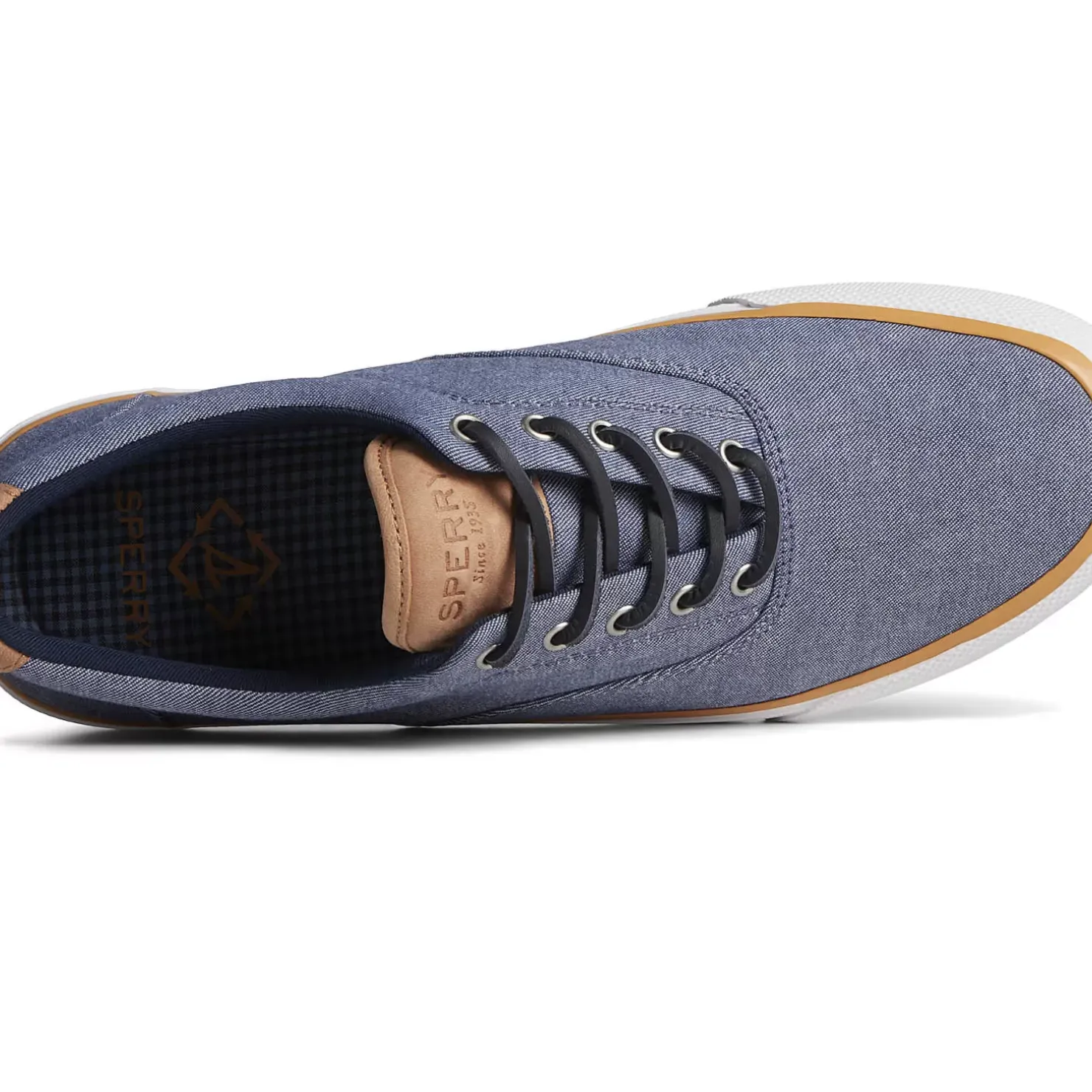 Men Sperry Men's SeaCycled™ Striper II CVO Twill Sneaker