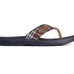 Men Sperry Men's x Brooks Brothers Baitfish Flip Flop
