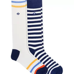 Men Sperry Men's Stripe 2-Pack Crew Sock