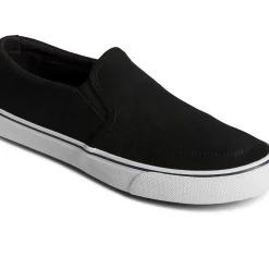 Men Sperry Men's Striper II Twin Gore Suede Slip On Sneaker