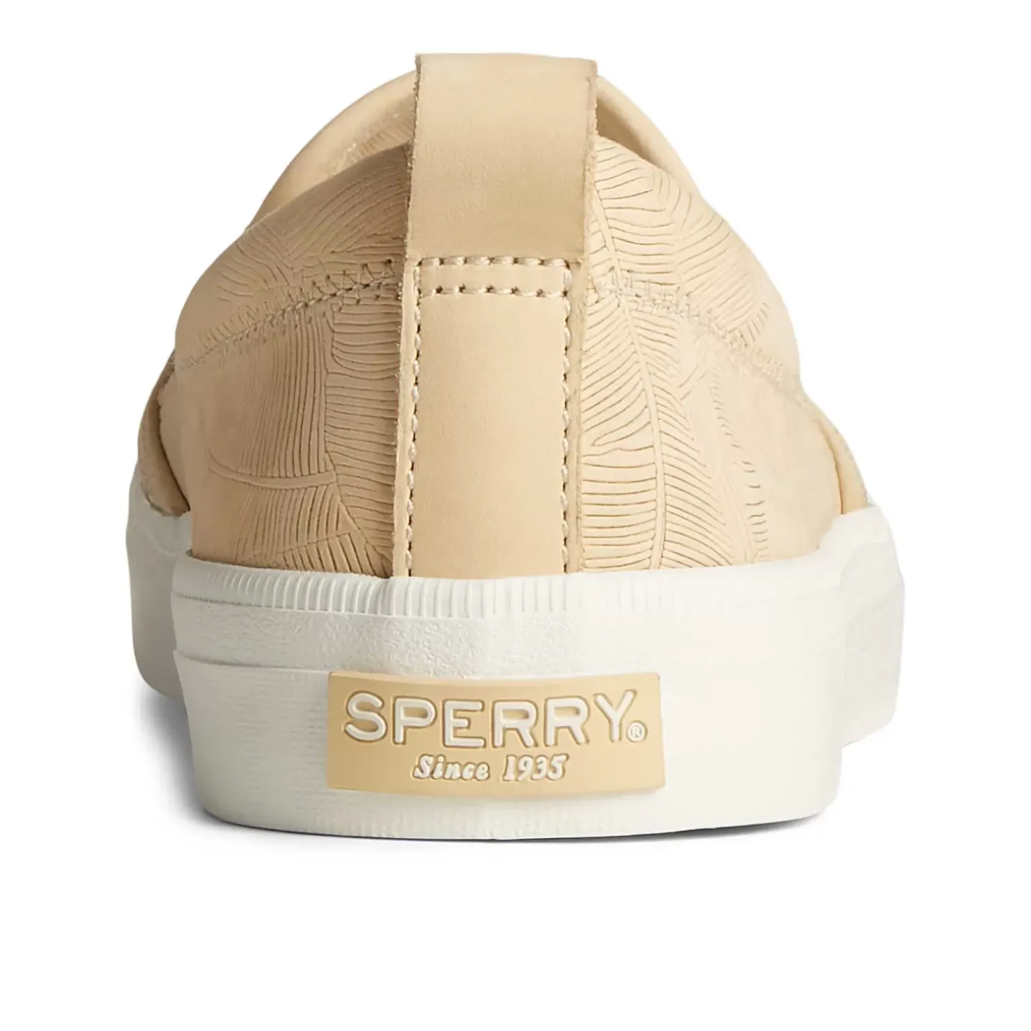 Men/Women Sperry Women's Crest Leather Palm Embossed Slip On Sneaker