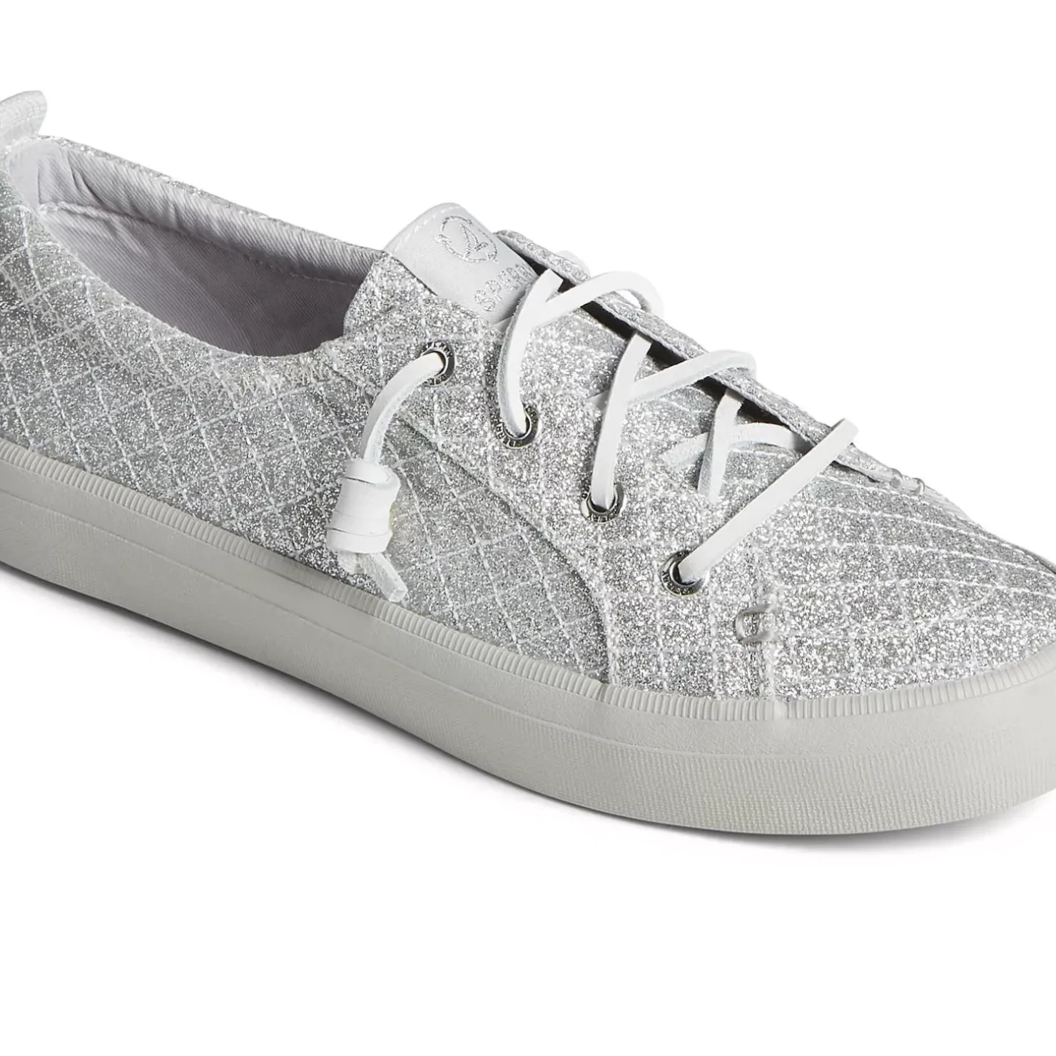 Men/Women Sperry Women's Crest Quilted Shimmer Sneaker