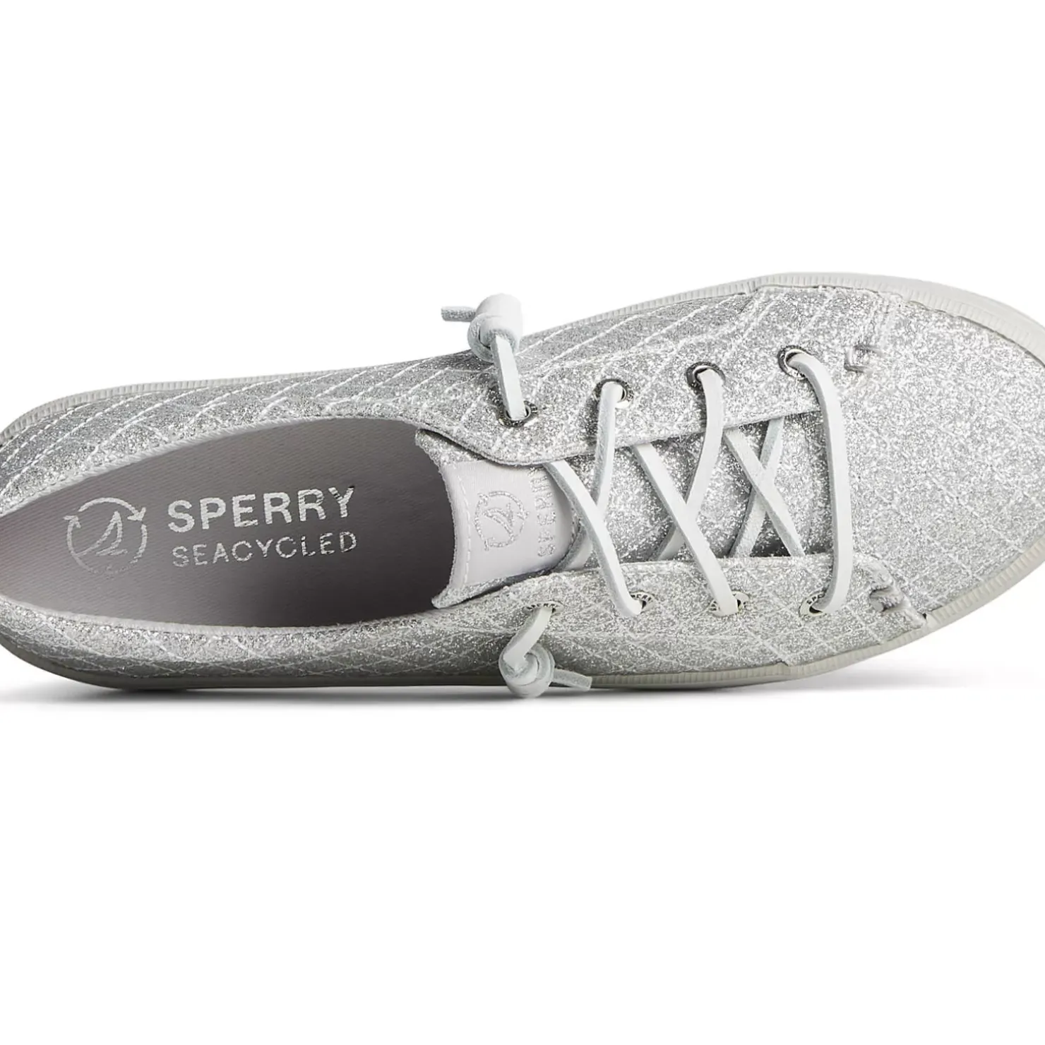 Men/Women Sperry Women's Crest Quilted Shimmer Sneaker
