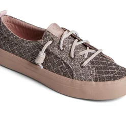 Men/Women Sperry Women's Crest Quilted Shimmer Sneaker