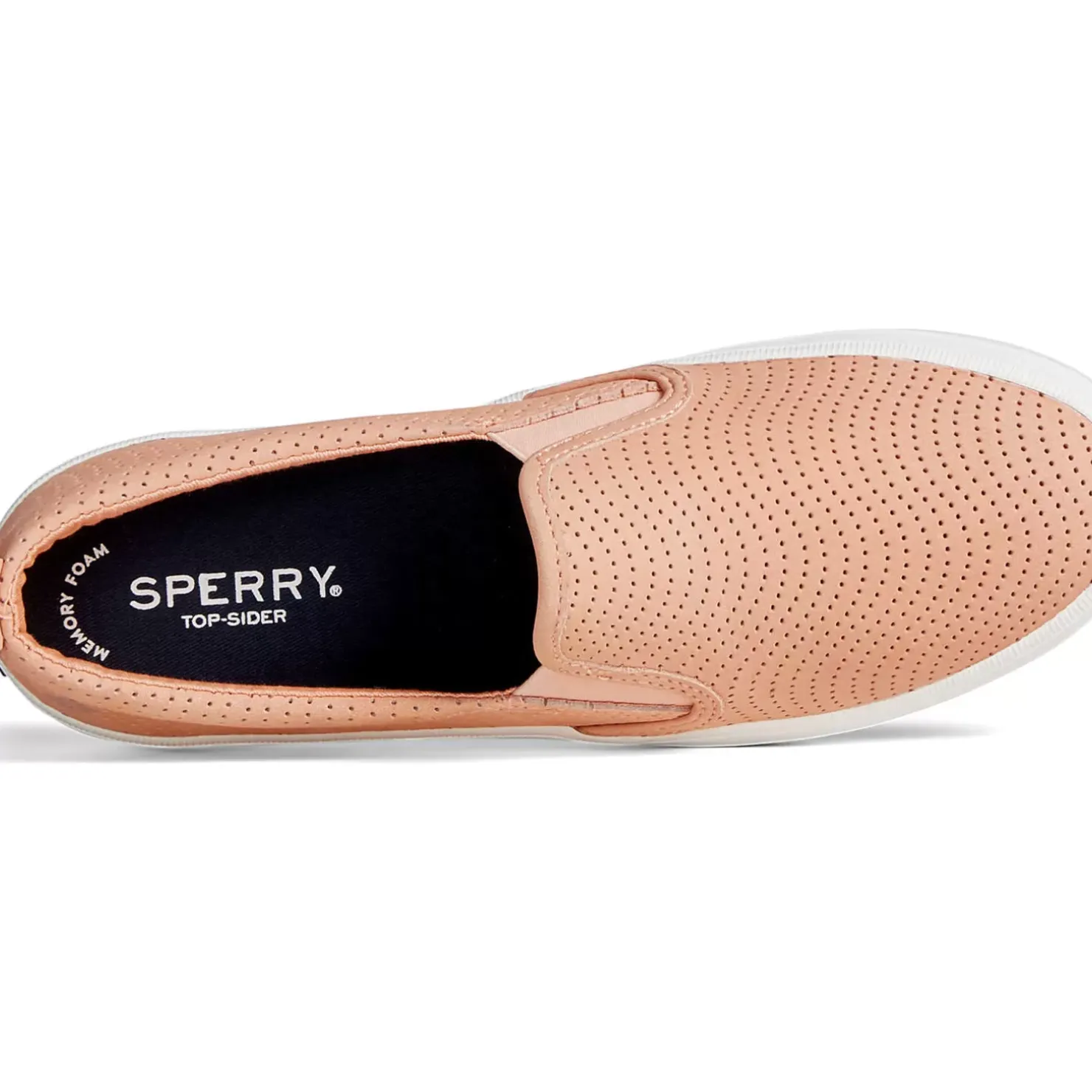 Men/Women Sperry Women's Crest Twin Gore Leather Wave Perforated Sneaker