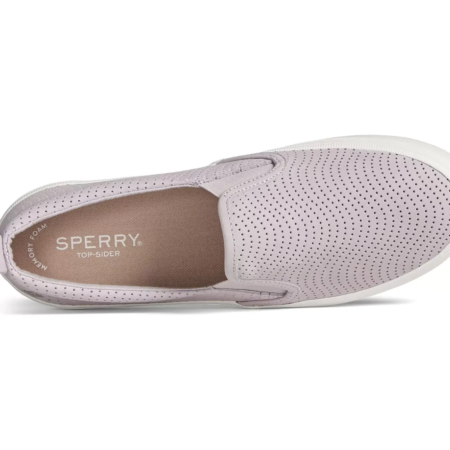 Men/Women Sperry Women's Crest Twin Gore Leather Wave Perforated Sneaker