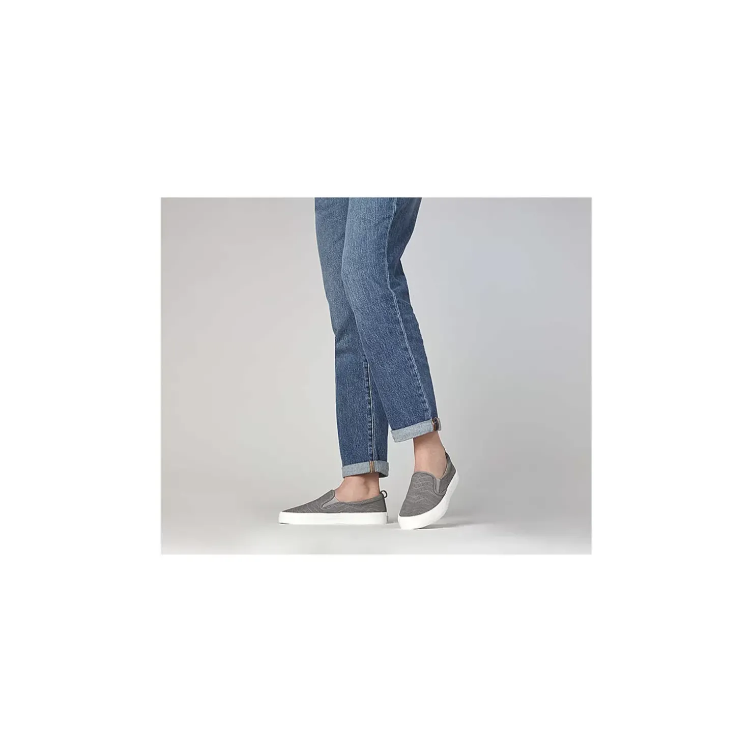 Men/Women Sperry Women's Crest Twin Gore Perforated Leather Slip On Sneaker