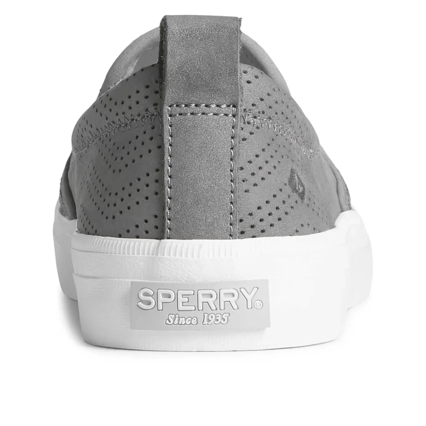Men/Women Sperry Women's Crest Twin Gore Perforated Leather Slip On Sneaker