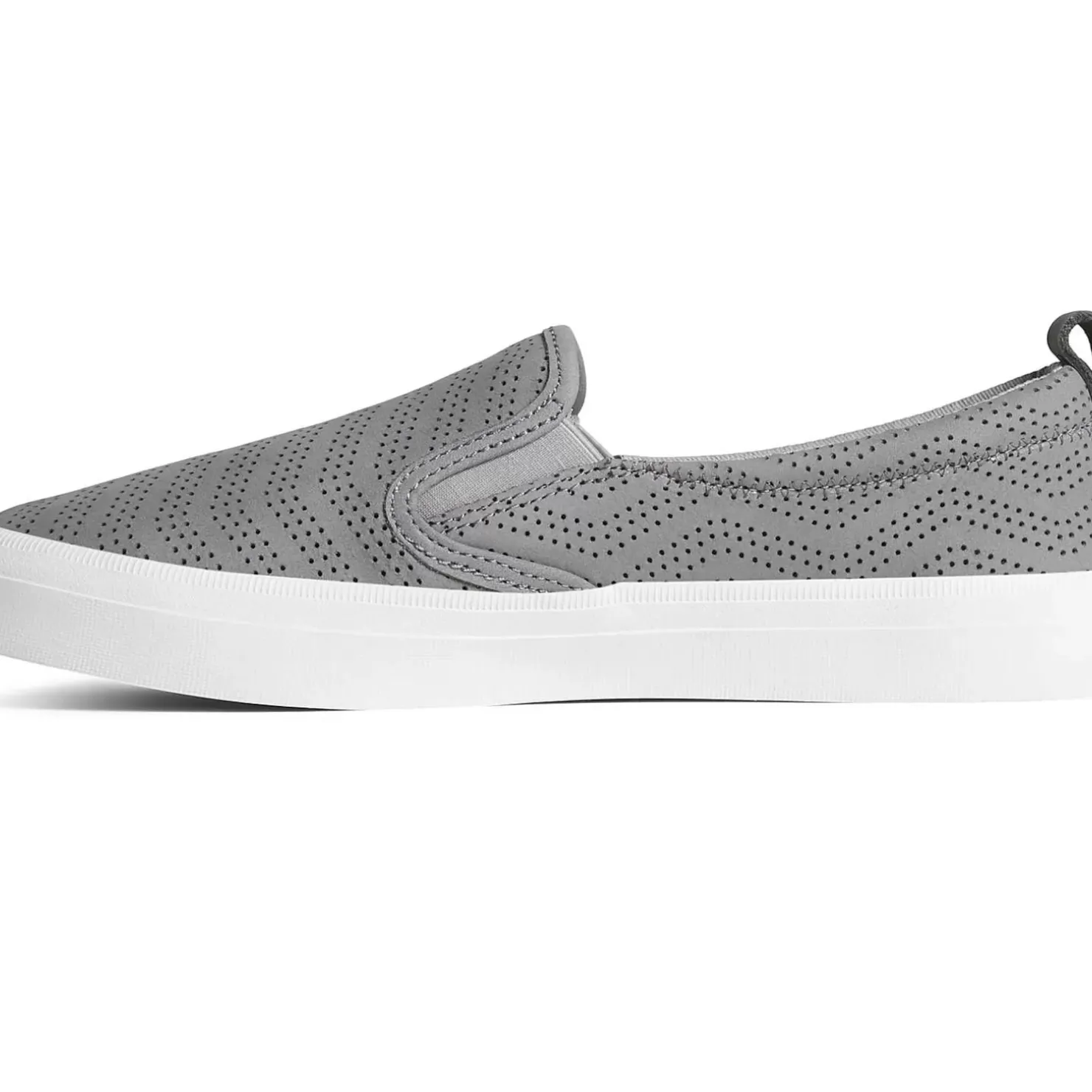 Men/Women Sperry Women's Crest Twin Gore Perforated Leather Slip On Sneaker