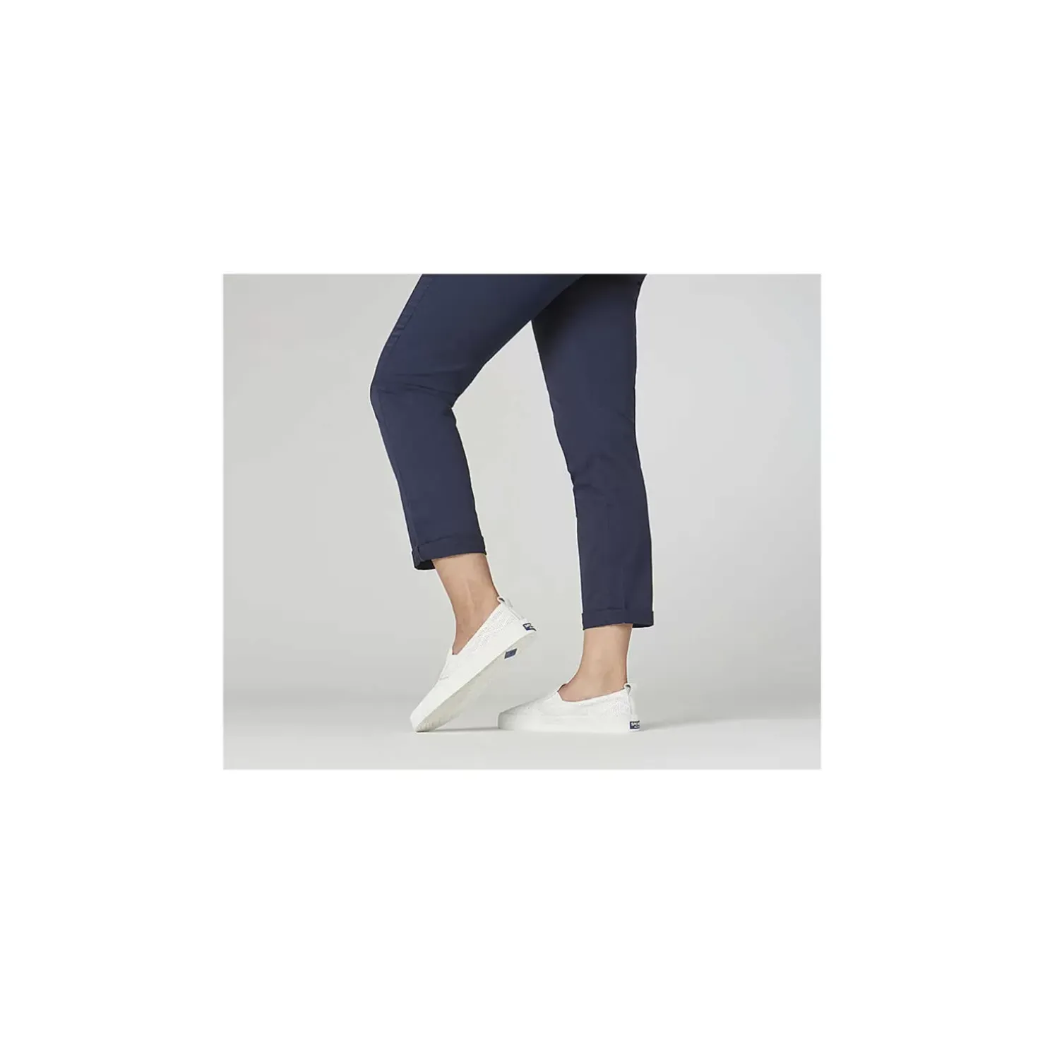 Men/Women Sperry Women's Crest Twin Gore Perforated Leather Slip On Sneaker