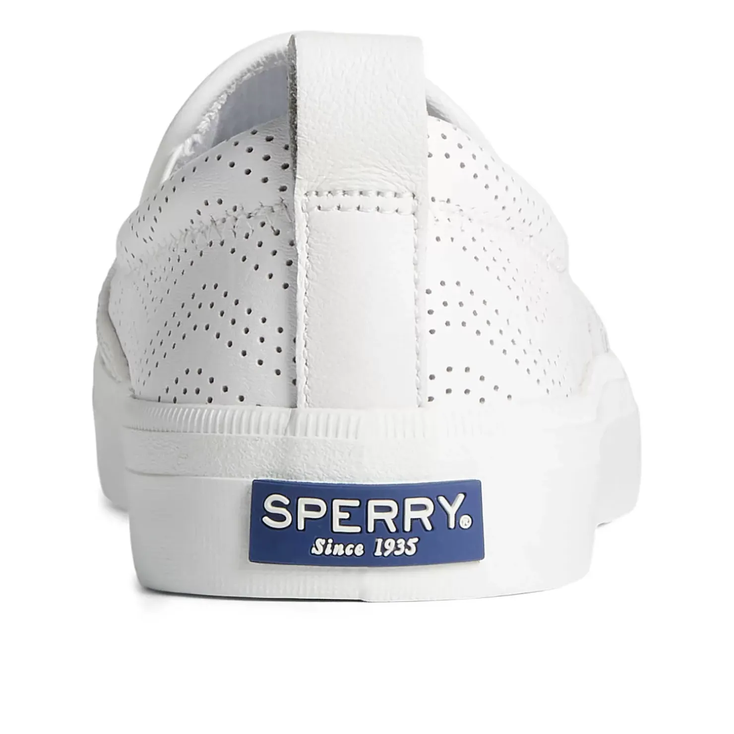 Men/Women Sperry Women's Crest Twin Gore Perforated Leather Slip On Sneaker