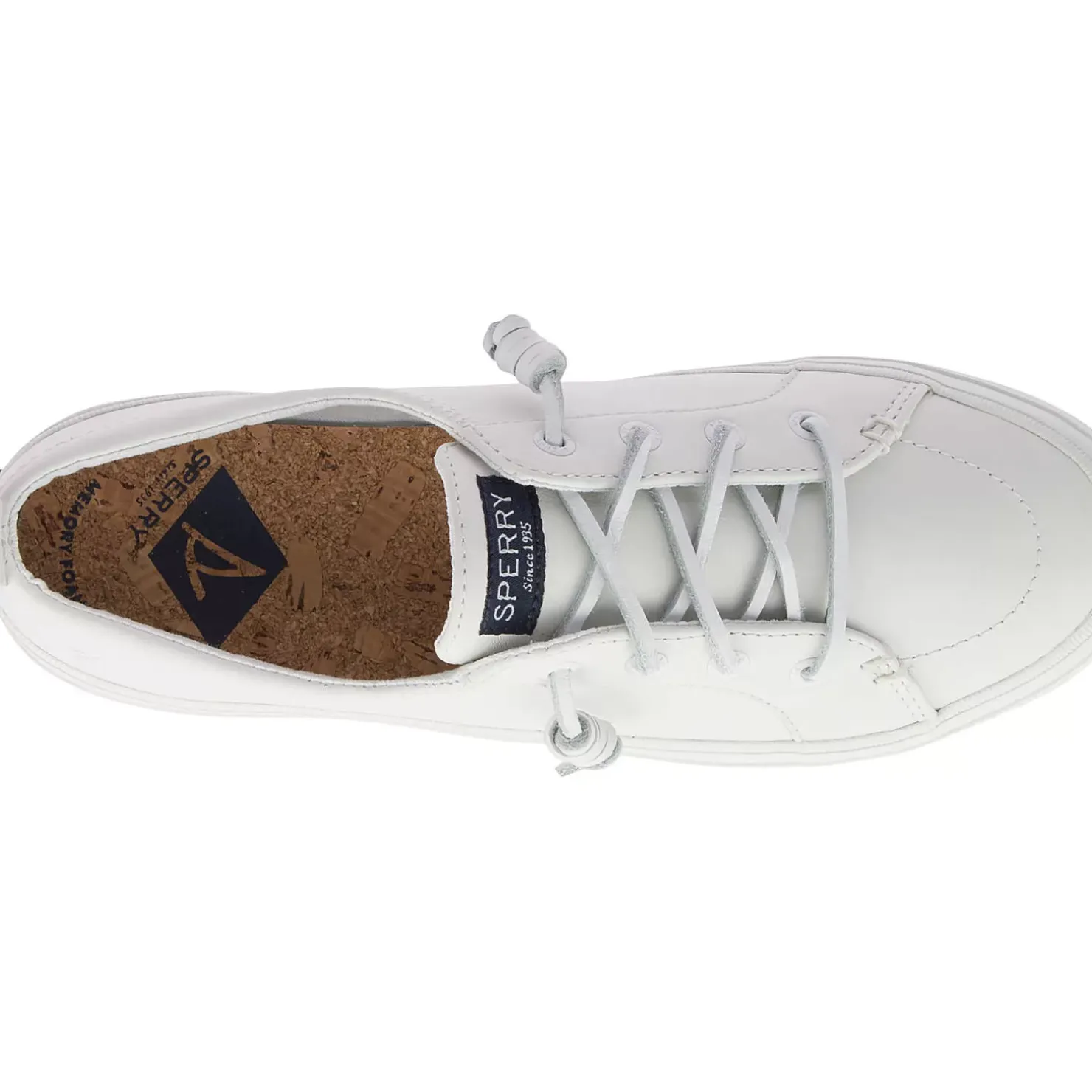 Men/Women Sperry Women's Crest Vibe Leather Sneaker