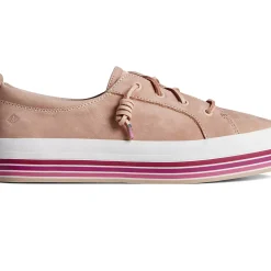 Men/Women Sperry Women's Crest Vibe Platform Stripe Sneaker