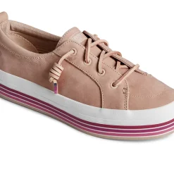Men/Women Sperry Women's Crest Vibe Platform Stripe Sneaker