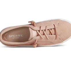 Men/Women Sperry Women's Crest Vibe Platform Stripe Sneaker
