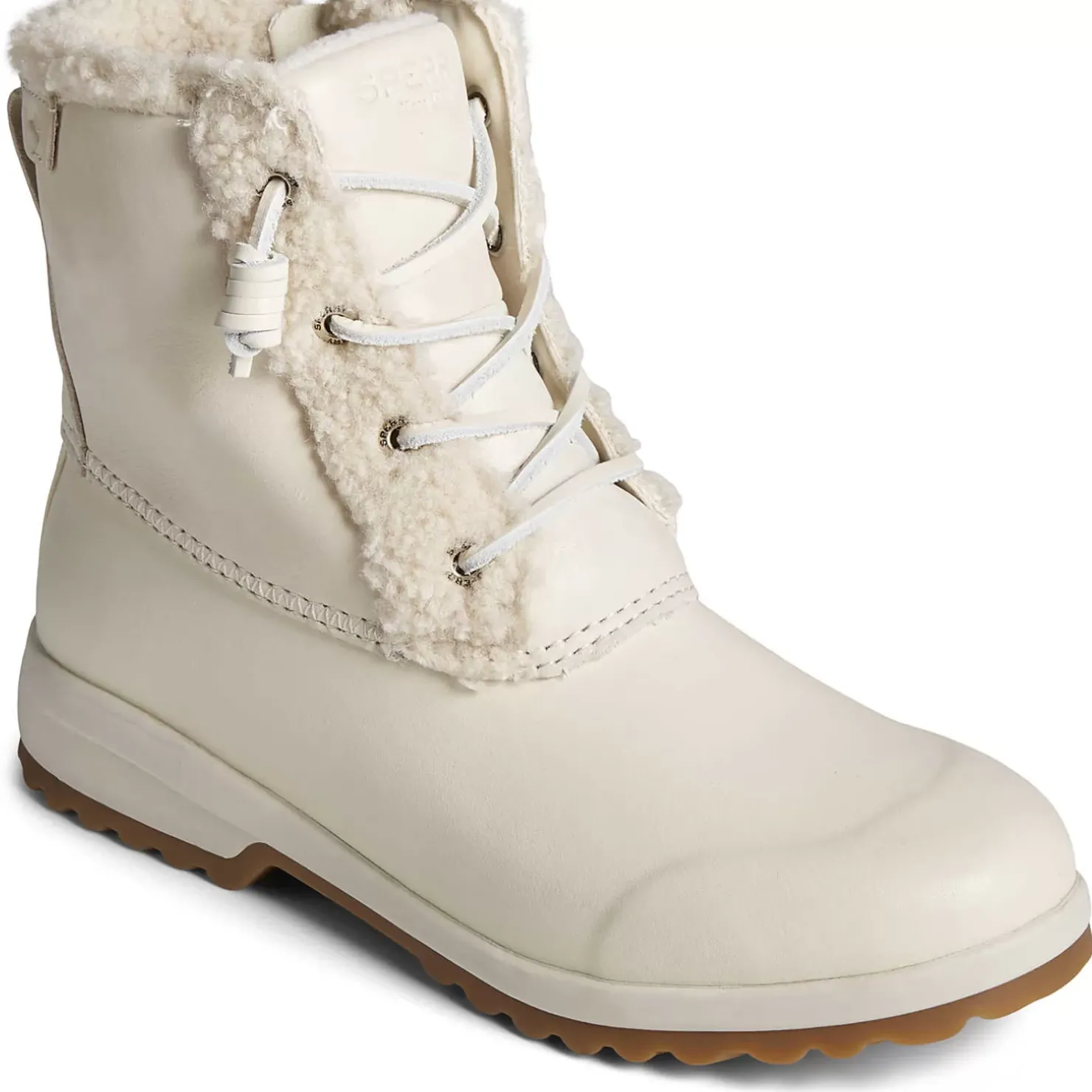 Men/Women Sperry Women's Maritime Repel Teddy Trim Snow Boot