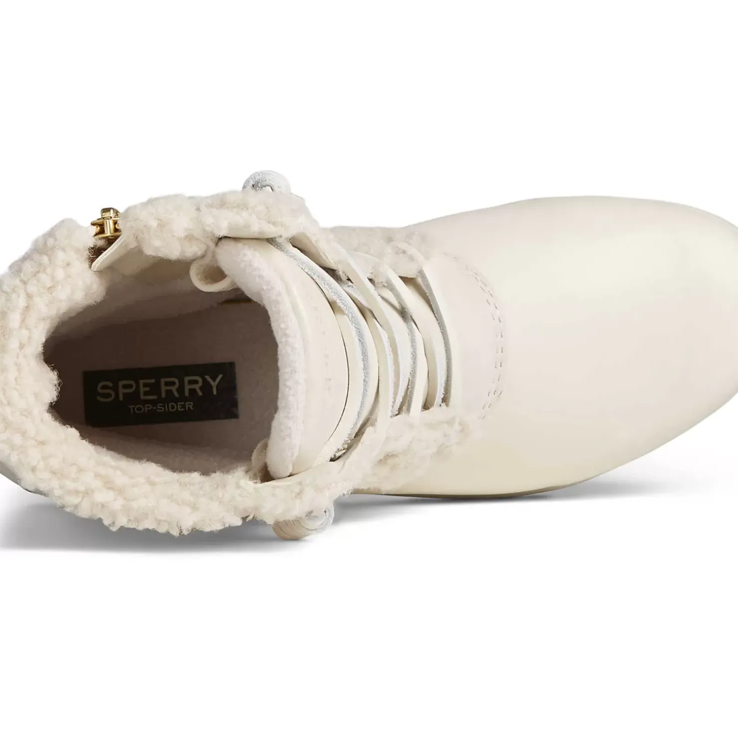 Men/Women Sperry Women's Maritime Repel Teddy Trim Snow Boot