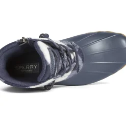 Men/Women Sperry Women's Saltwater Buffalo Check Duck Boot