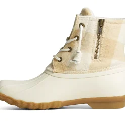 Men/Women Sperry Women's Saltwater Buffalo Check Duck Boot