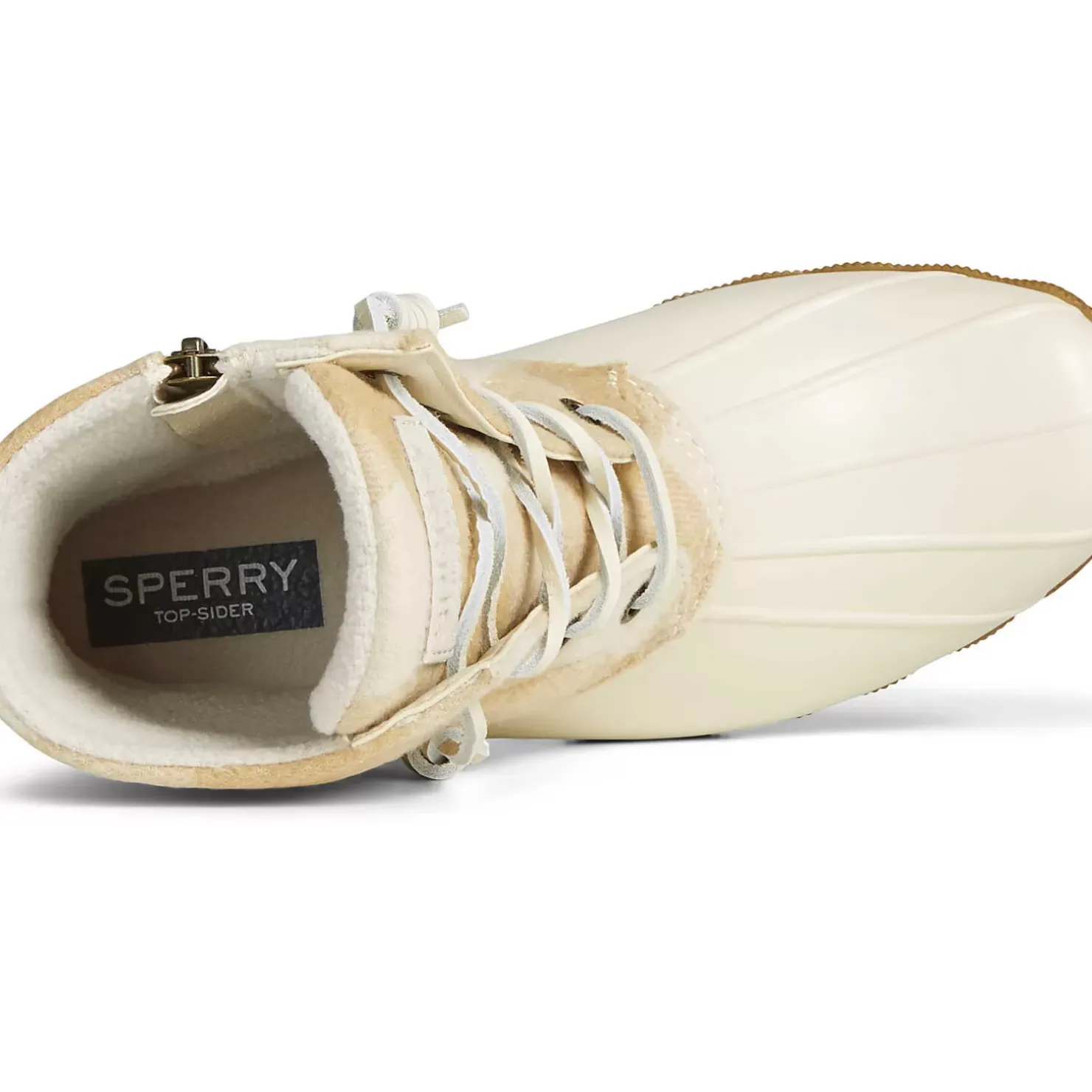 Men/Women Sperry Women's Saltwater Buffalo Check Duck Boot