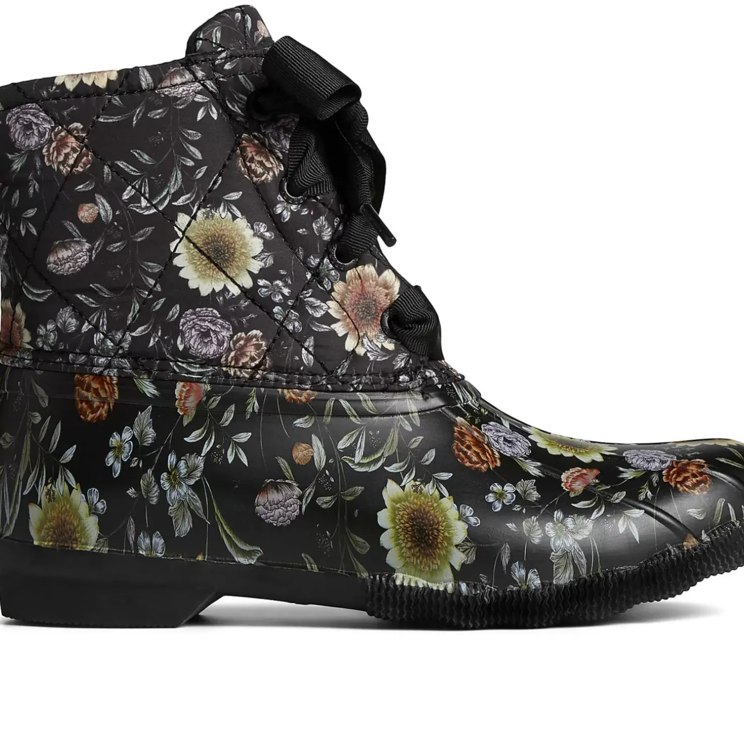 Men/Women Sperry Women's Saltwater Floral Duck Boot