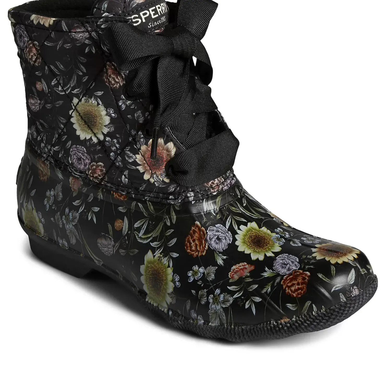 Men/Women Sperry Women's Saltwater Floral Duck Boot