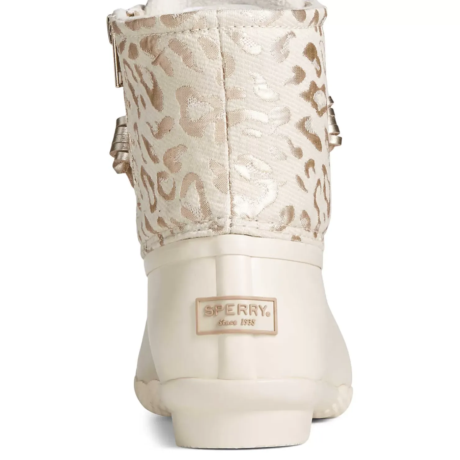 Men/Women Sperry Women's Saltwater Metallic Jacquard Duck Boot