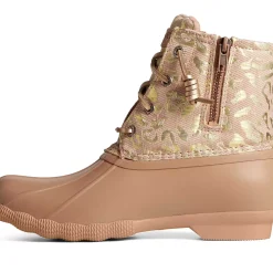 Men/Women Sperry Women's Saltwater Metallic Jacquard Duck Boot