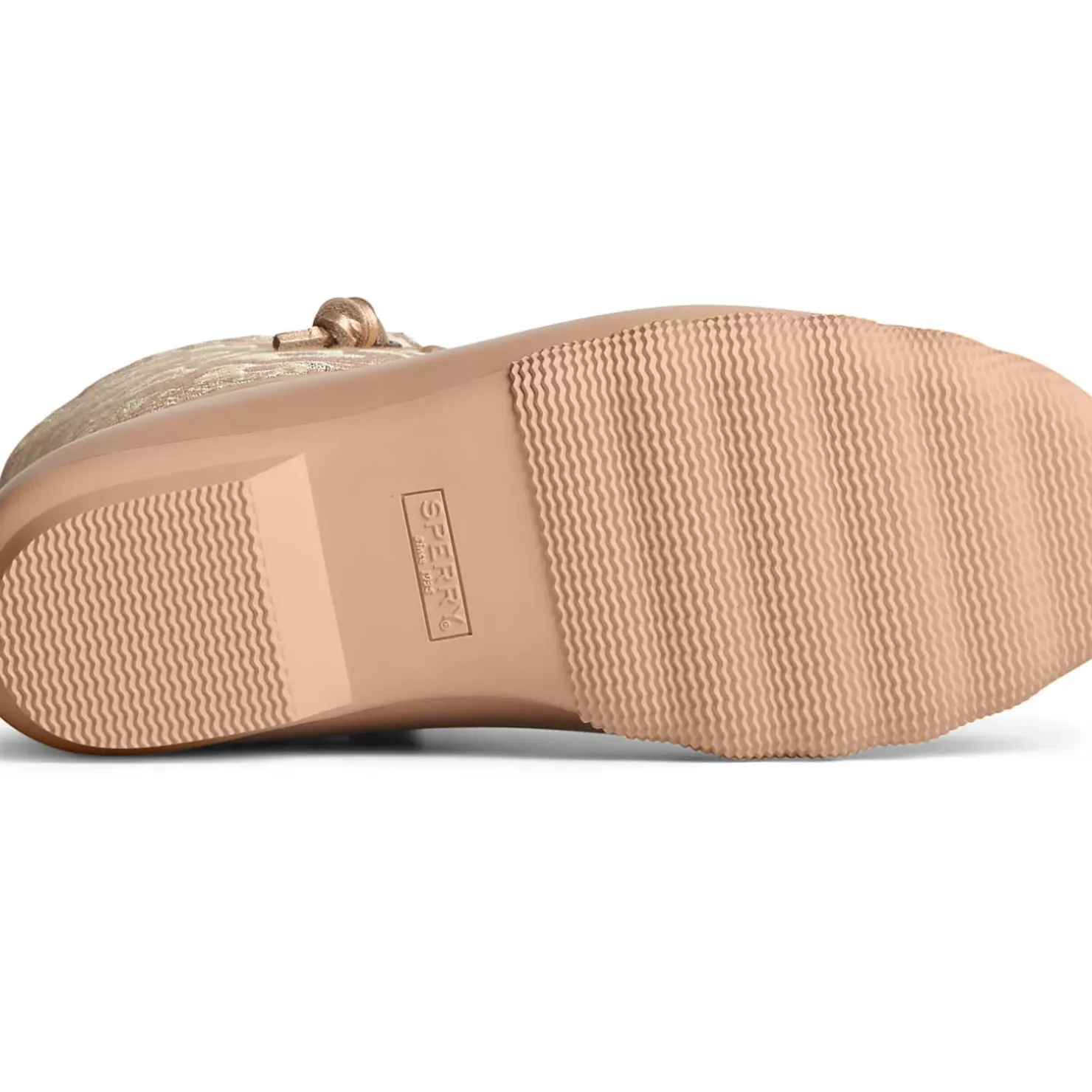 Men/Women Sperry Women's Saltwater Metallic Jacquard Duck Boot
