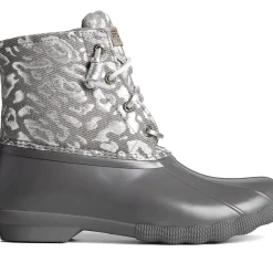 Men/Women Sperry Women's Saltwater Metallic Jacquard Duck Boot