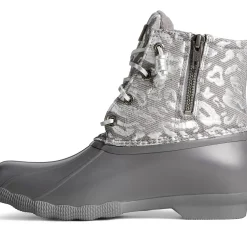 Men/Women Sperry Women's Saltwater Metallic Jacquard Duck Boot