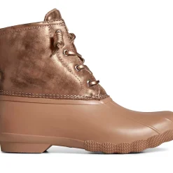 Men/Women Sperry Women's Saltwater Metallic Leather Duck Boot