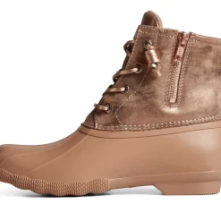 Men/Women Sperry Women's Saltwater Metallic Leather Duck Boot