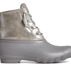 Men/Women Sperry Women's Saltwater Metallic Leather Duck Boot