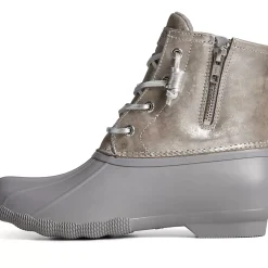 Men/Women Sperry Women's Saltwater Metallic Leather Duck Boot