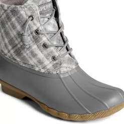 Men/Women Sperry Women's Saltwater Plaid Wool Duck Boot