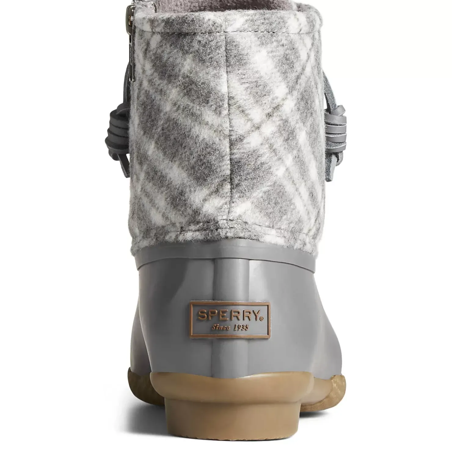Men/Women Sperry Women's Saltwater Plaid Wool Duck Boot