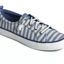 Men/Women Sperry Women's SeaCycled&trade; Crest Vibe Striped Textile Sneaker