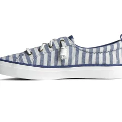 Men/Women Sperry Women's SeaCycled&trade; Crest Vibe Striped Textile Sneaker