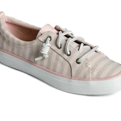 Men/Women Sperry Women's SeaCycled&trade; Crest Vibe Striped Textile Sneaker
