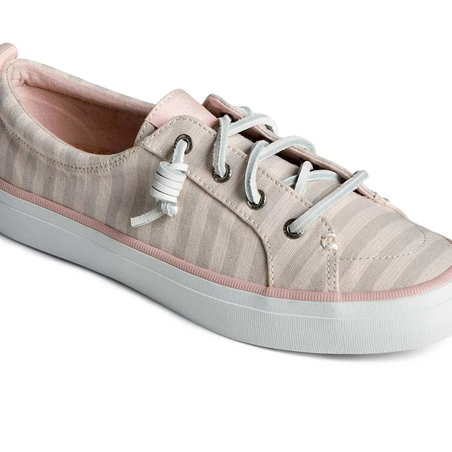 Men/Women Sperry Women's SeaCycled™ Crest Vibe Striped Textile Sneaker