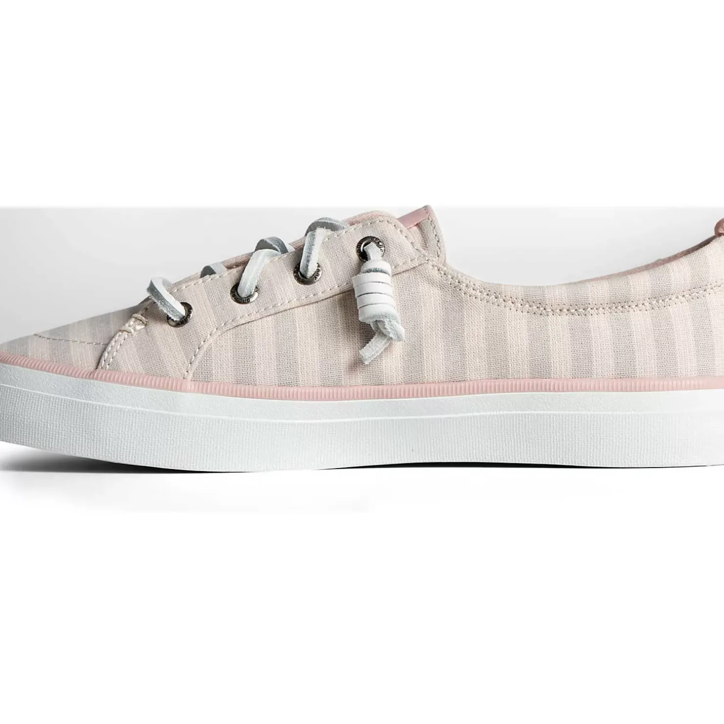 Men/Women Sperry Women's SeaCycled™ Crest Vibe Striped Textile Sneaker