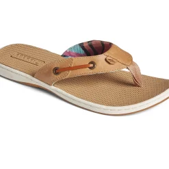 Men/Women Sperry Women's Seafish Leather Flip Flop