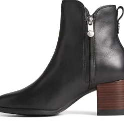 Men/Women Sperry Women's Seaport Heel Water Resistant Leather Boot
